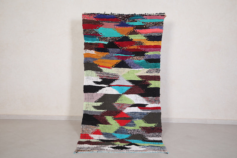 Colorful Kilim Rug 3.5 x 7.3 Feet