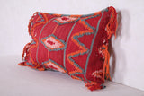 Red moroccan rug Pillow 15.7 INCHES X 22.8 INCHES