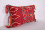 Red moroccan rug Pillow 15.7 INCHES X 22.8 INCHES