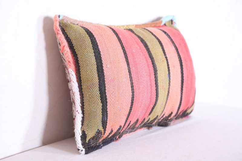 Moroccan handmade kilim pillow 13.3 INCHES X 23.2 INCHES