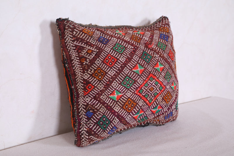 Moroccan kilim pillow 12.2 INCHES X 15.3 INCHES