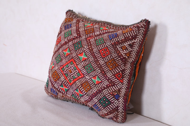 Moroccan kilim pillow 12.2 INCHES X 15.3 INCHES