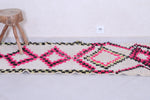 Long Moroccan Shaggy Rug Runner 2.6 X 5.7 Feet