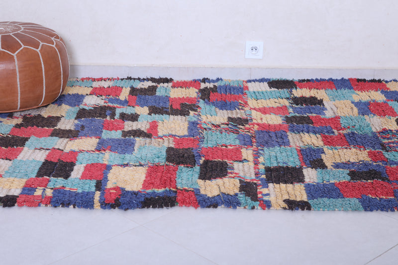 Bohemian checkered rug 4.5 X 8.2 Feet