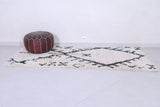 Vintage handmade moroccan berber runner rug  3.2 FT X 7.5 FT