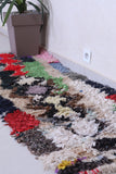 Colorful Moroccan hallway rug 2.2 X 6.6 Feet