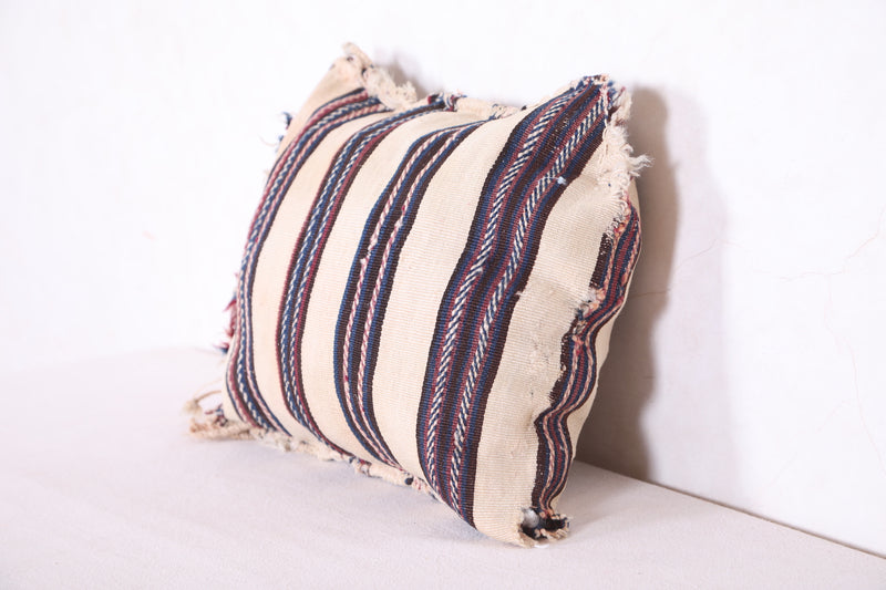 Moroccan striped pillow 13.7 INCHES X 16.1 INCHES