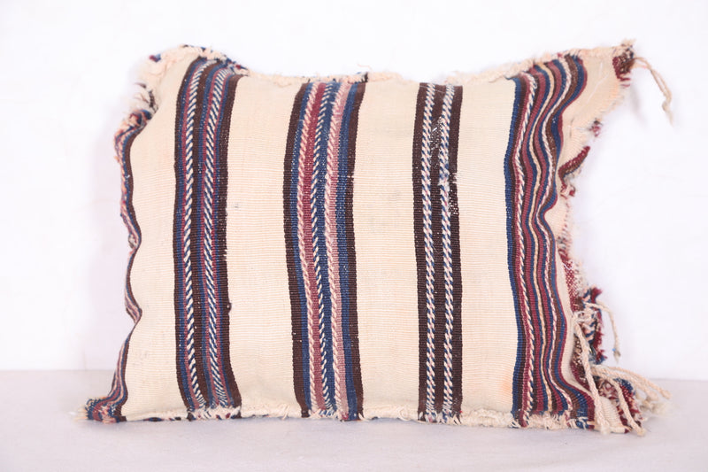 Moroccan striped pillow 13.7 INCHES X 16.1 INCHES