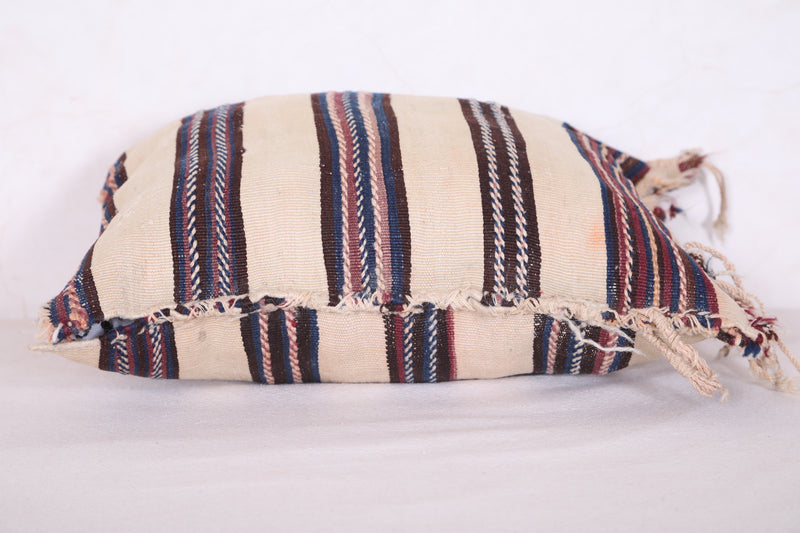 Moroccan striped pillow 13.7 INCHES X 16.1 INCHES