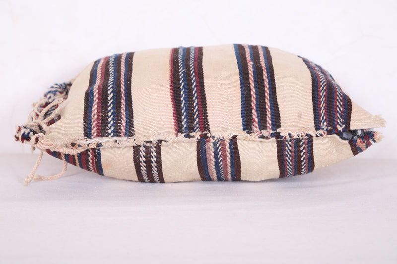 Moroccan striped pillow 13.7 INCHES X 16.1 INCHES