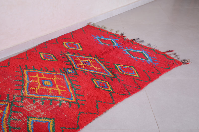 Moroccan Runner Rug 3.6 X 7.8 Feet