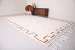 Beige Moroccan Rug - Handmade Living Room carpet - Custom Rug