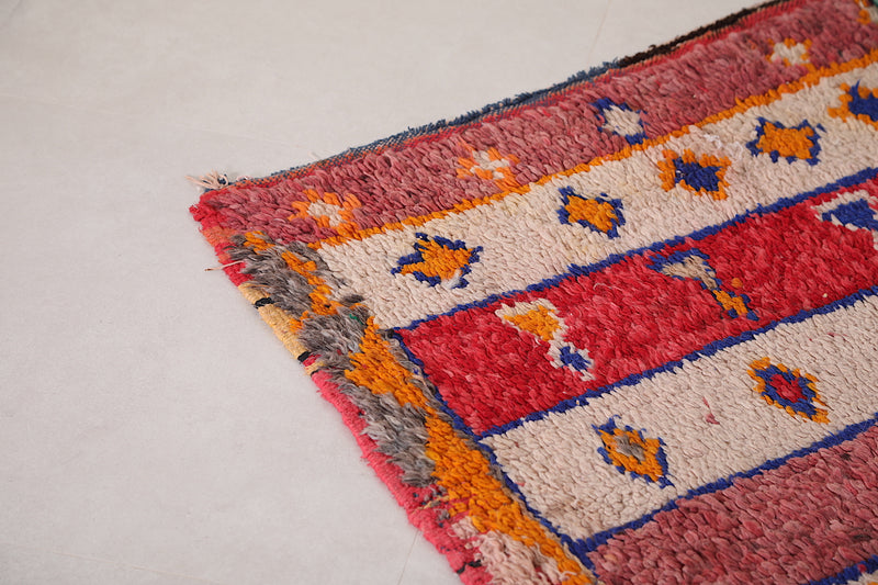 Colorful Berber rug 3.3 X 5.8 Feet