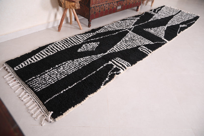 Runner handmade rug, custom wool berber carpet