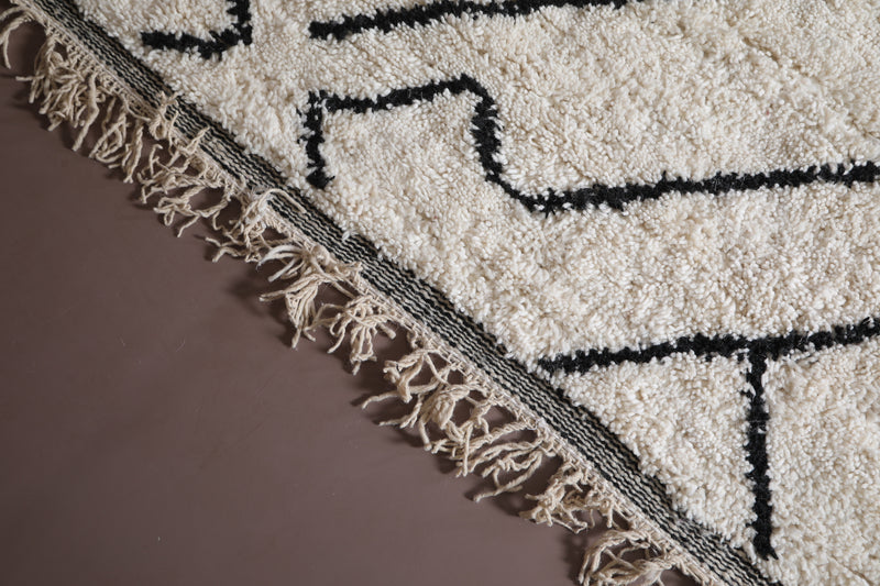 Beige Moroccan Berber rug - Custom Azilal rug - Wool rug - custom moroccan rugs