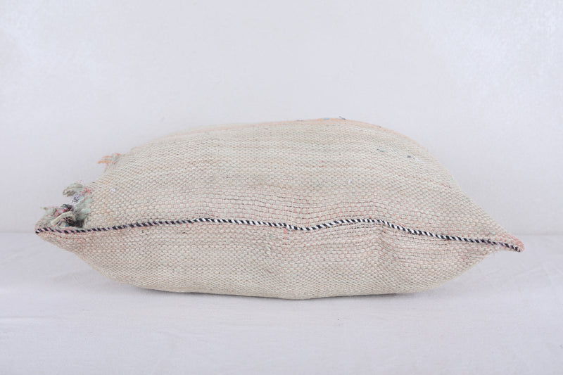 Vintage moroccan handwoven kilim pillow 20.8 INCHES X 23.2 INCHES - kilim pillow