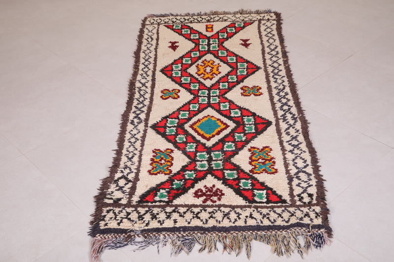 Moroccan Rug 2.2 X 6.4 Feet