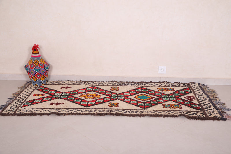 Moroccan Rug 2.2 X 6.4 Feet