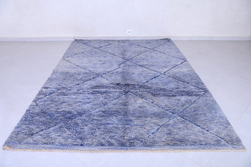 Dark Blue Moroccan rug - Handmade Moroccan rug shag