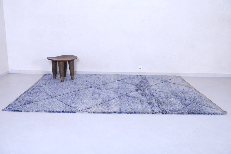 Dark Blue Moroccan rug - Handmade Moroccan rug shag