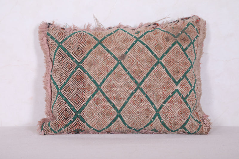 Moroccan pillow rug 12.5 INCHES X 18.1 INCHES