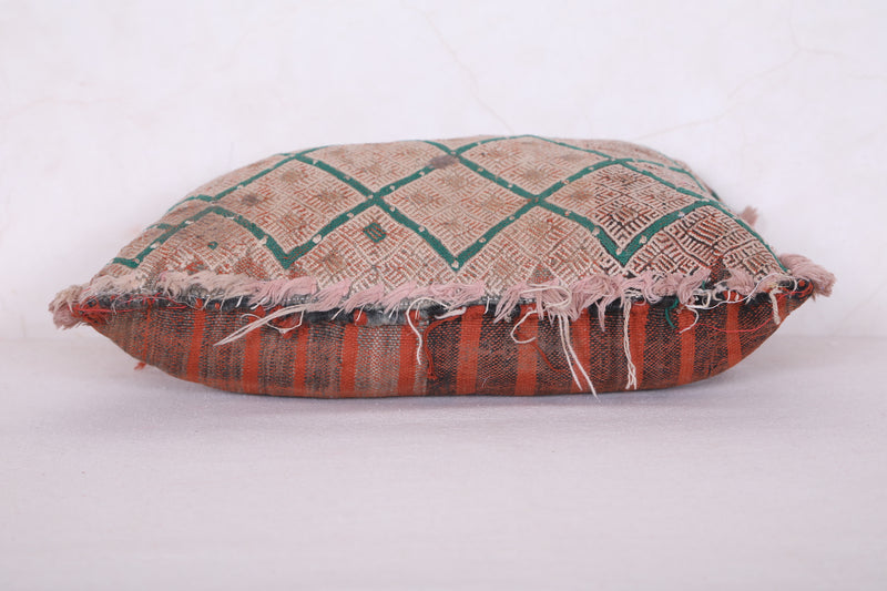 Moroccan pillow rug 12.5 INCHES X 18.1 INCHES