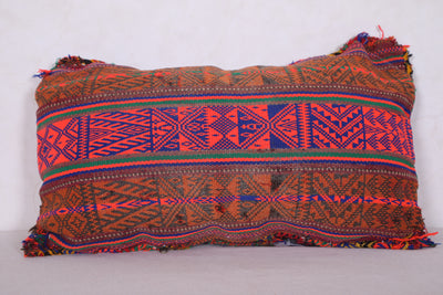 Vintage Berber Kilim Pillow 13.7 INCHES X 22.4 INCHES