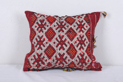 Vintage moroccan handwoven kilim pillow 11.8 INCHES X 13.7 INCHES - kilim pillow