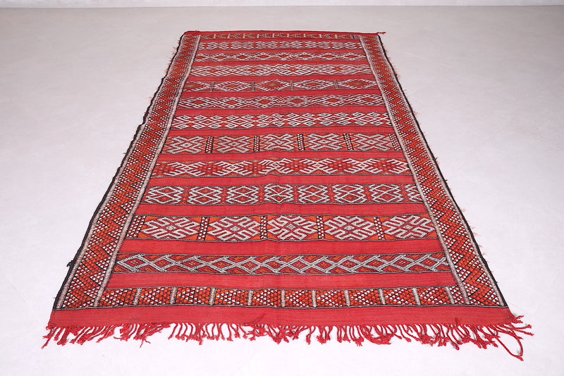 Berber kilim rug 5.2 FT X 9.5 FT