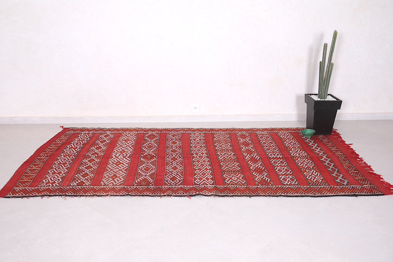 Berber kilim rug 5.2 FT X 9.5 FT