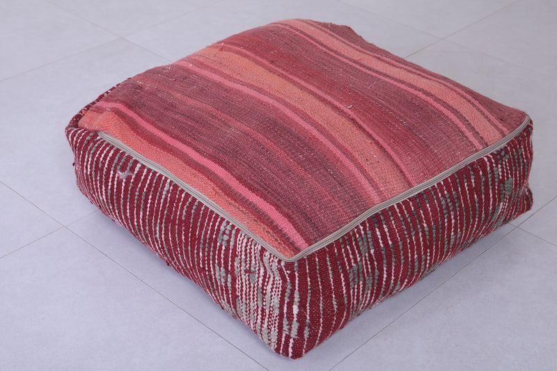 Two moroccan handmade ottoman poufs