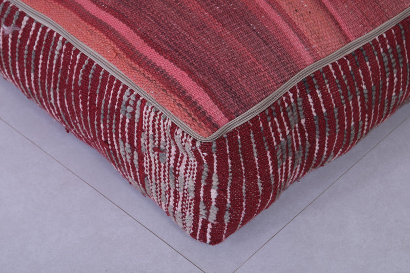 Two moroccan handmade ottoman poufs