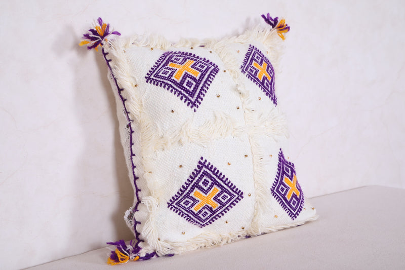 Moroccan pillow 14.5 INCHES X 16.7 INCHES