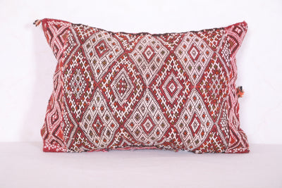 Moroccan pillow red 12.9 INCHES X 18.5 INCHES