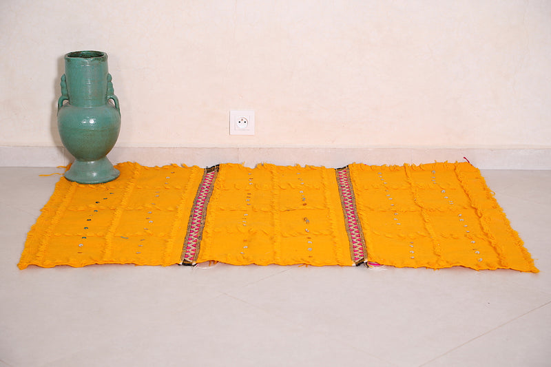 Yellow Handira 2.8 FT x 4.6 FT