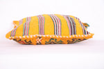 Yellow Moroccan pillow 14.5 INCHES X 15.3 INCHES