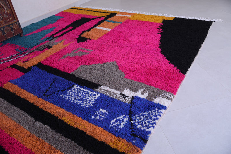 Colorful Moroccan rug - Shag Moroccan rug - Custom Rug