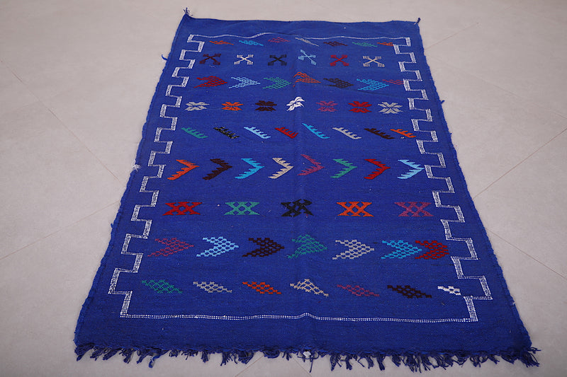 Handwoven Kilim 2.9 FT X 4.9 FT