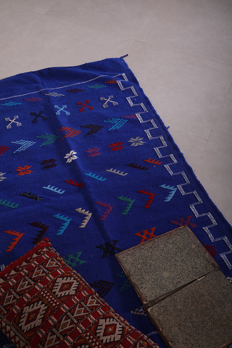 Handwoven Kilim 2.9 FT X 4.9 FT