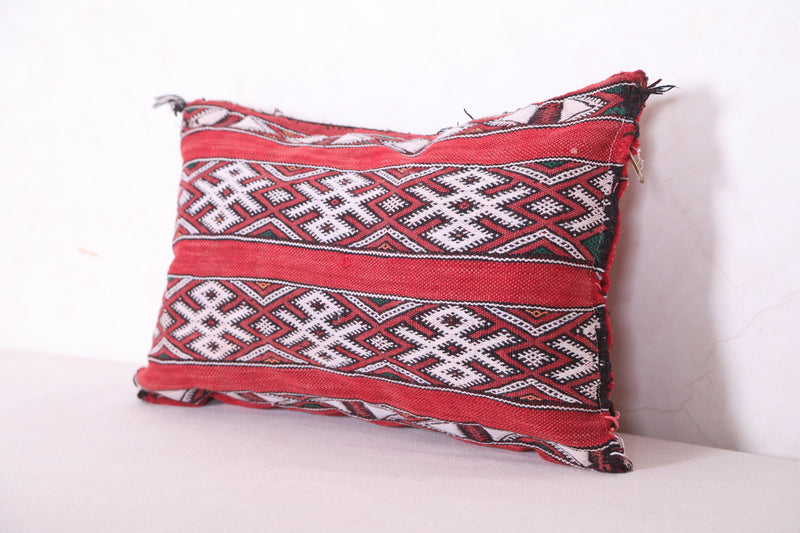 Vintage Kilim Pillow 12.5 INCHES X 18.8 INCHES