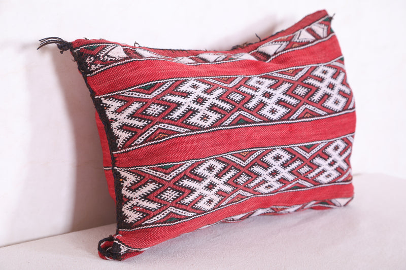 Vintage Kilim Pillow 12.5 INCHES X 18.8 INCHES