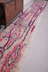 Runner handmade rug, custom wool carpet