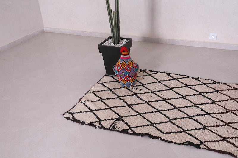 azilal Beni ourain rug 3.3 X 6.6 Feet