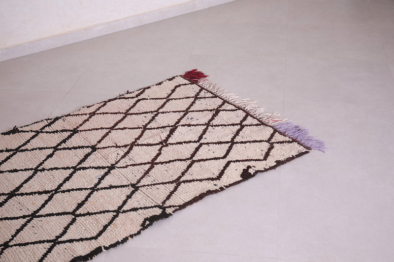 azilal Beni ourain rug 3.3 X 6.6 Feet