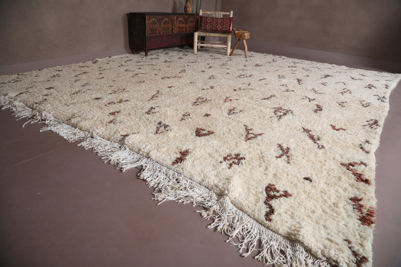 Moroccan berber Rug - Beni Ourain Brown and Beige rug - Custom Rug - custom moroccan rugs