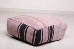 Two Stunning Purple  Moroccan Kilim Poufs