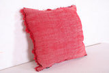 Moroccan Pillow Red 16.1 INCHES X 16.1 INCHES