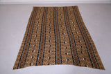 Vintage handwoven african fabric 5 FT X 6.9 FT