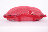 Moroccan Pillow Red 16.1 INCHES X 16.1 INCHES