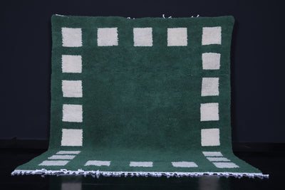 Moroccan Green rug - Checkered Green rug